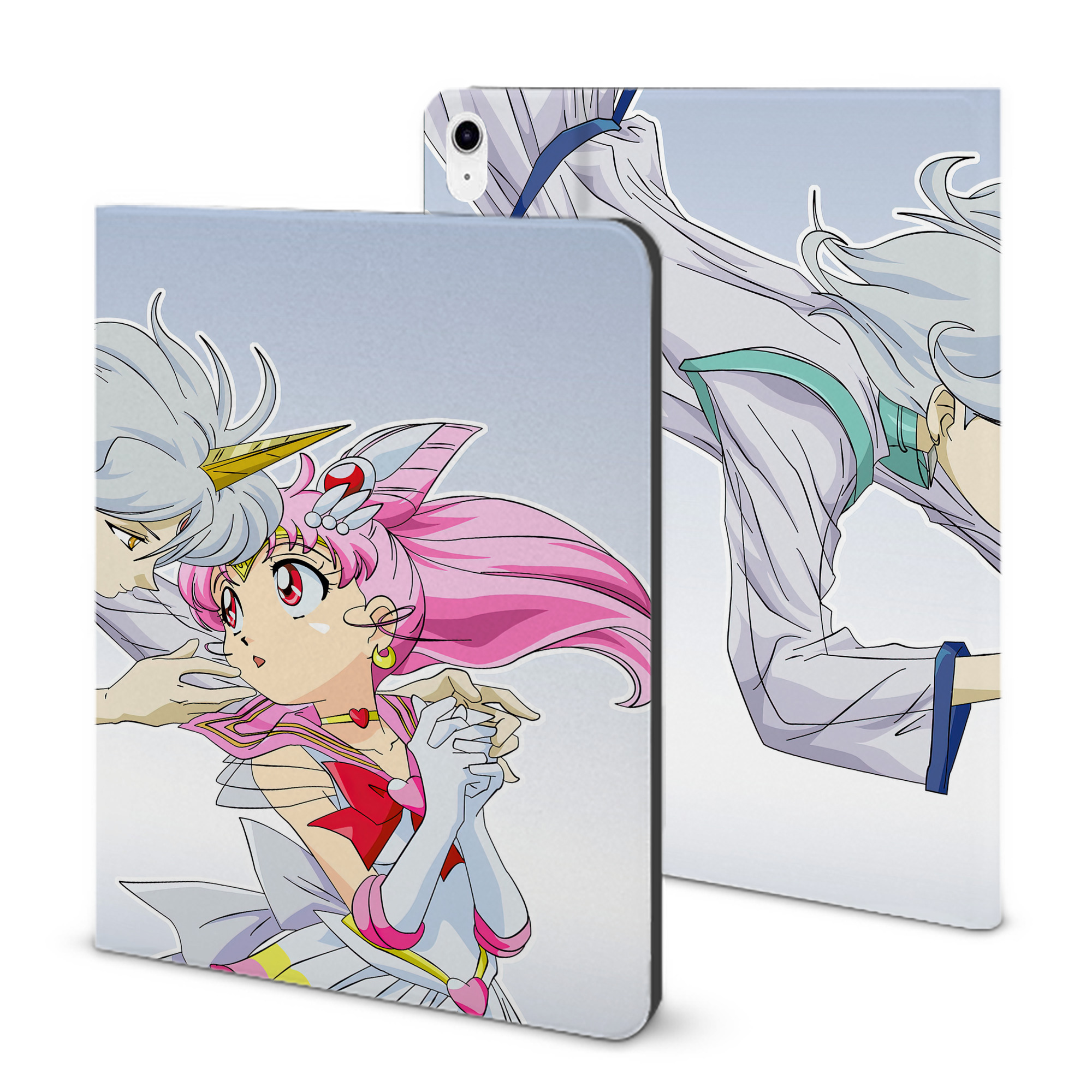 （画像用） 美少女戦士セーラームーン Sailor Moon IPad ケース ブック型 PUレザー TPU 耐衝撃 軽量 薄型 ペン収納なし 全面保護 IPad 各モデル対応